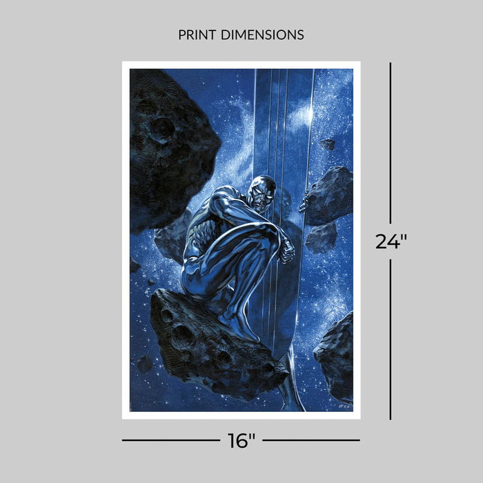 Marvel Litografia Silver Surfer: Ghost Light 61 x 41 cm - sin marco