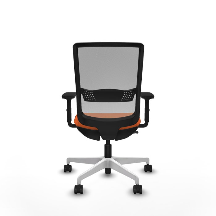 PIQUERAS Y CRESPO Silla de oficina Haches con mecanismo Sincro/Traslack, Naranja y Gris