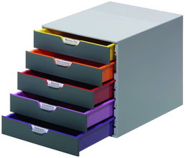 Durable VARICOLOR 5 Cajonera de 5 Cajones Multicolor