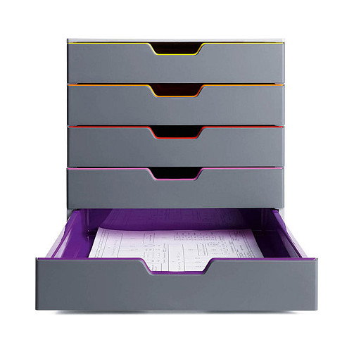 Durable VARICOLOR 5 Cajonera de 5 Cajones Multicolor