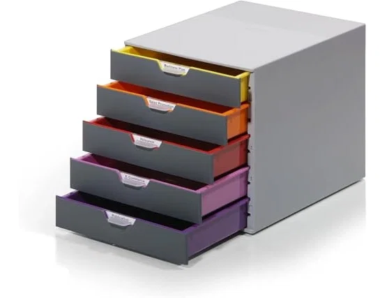Durable VARICOLOR 5 Cajonera de 5 Cajones Multicolor