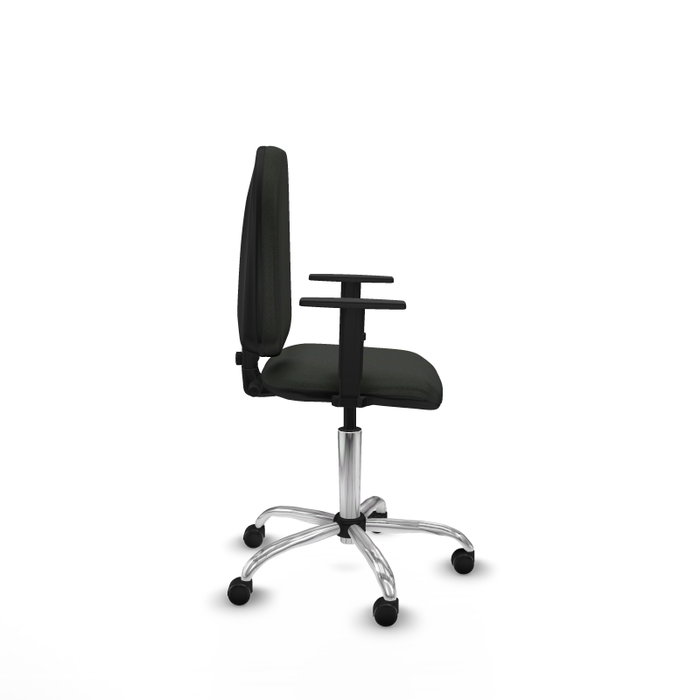 PIQUERAS Y CRESPO Silla de oficina Aýna Negra con Brazos 1D PIQUERAS Y CRESPO Silla de oficina Aýna Negra con Brazos 1D