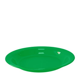 AMC Plato Llano Cadette de Policarbonato, Verde, Diámetro 20.6 cm, Ref: 1003004 (Set de 14)