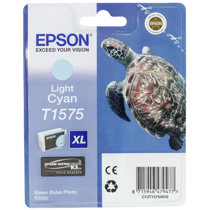 Epson T1575 Cartucho de tinta Cian claro XL Original
