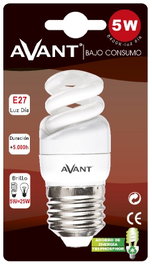 AVANT Bombilla 5W E27 6400K 7mm