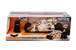 Smoby Batmóvil Camuflaje 2008 El Caballero Oscuro Coche Metal con Figura Batman 7cm 1:24