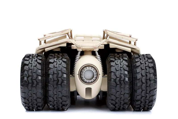 Smoby Batmóvil Camuflaje 2008 El Caballero Oscuro Coche Metal con Figura Batman 7cm 1:24