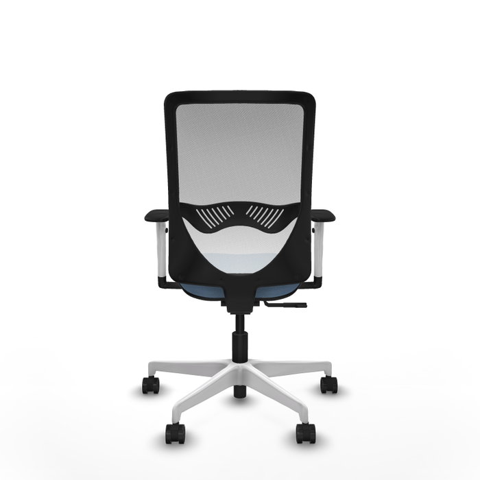 PIQUERAS Y CRESPO Silla de oficina Zulema con mecanismo Sincro, Azul cielo y Blanco PIQUERAS Y CRESPO Silla de oficina Zulema con mecanismo Sincro, Azul cielo y Blanco