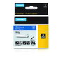 DYMO Rhino ID1 Cinta de Vinilo Blanco sobre Azul 19mm 5,5m