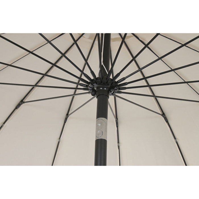DKD Home Decor Parasol Reclinable Marfil UV 50+ DKD Home Decor Parasol Reclinable Marfil UV 50+