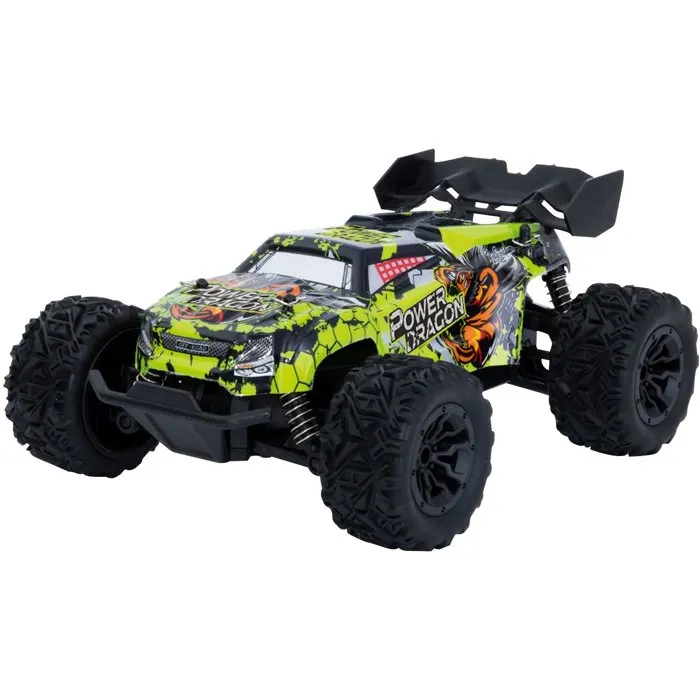 Revell Control Coche Teledirigido RC Truggy Power Dragon, Escala 1:20, Velocidad 25 km/h, Para Mayores de 8 Años (REV1697659846080)