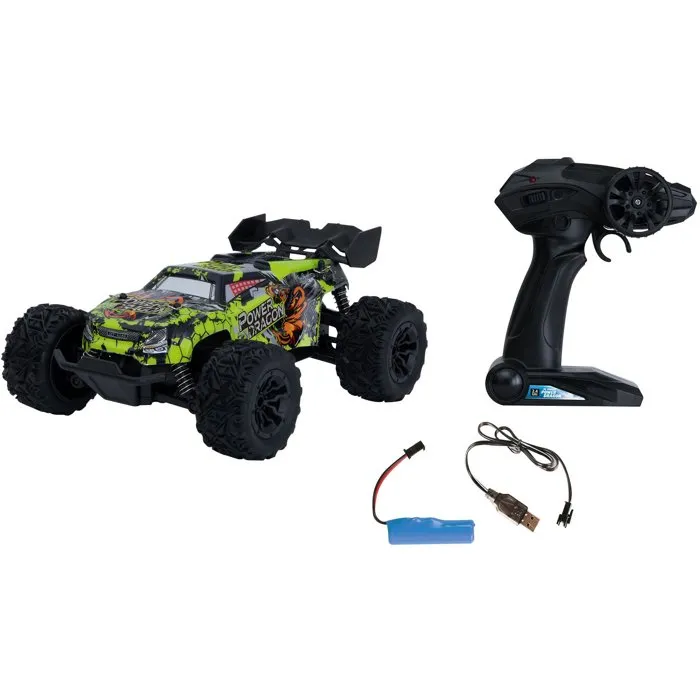 Revell Control Coche Teledirigido RC Truggy Power Dragon, Escala 1:20, Velocidad 25 km/h, Para Mayores de 8 Años (REV1697659846080)