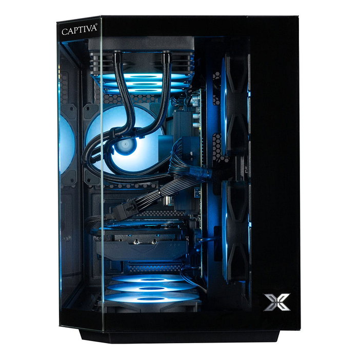 Captiva PC Gaming R90-031 AMD Ryzen 7 5700X 32GB RAM 1TB SSD NVIDIA GeForce RTX 5070 12GB GDDR7 Windows 11 Home - Ordenador Gaming de Alto Rendimiento