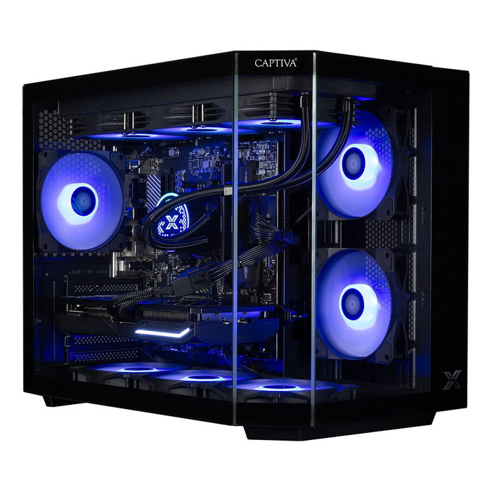 Captiva PC Gaming R90-031 AMD Ryzen 7 5700X 32GB RAM 1TB SSD NVIDIA GeForce RTX 5070 12GB GDDR7 Windows 11 Home - Ordenador Gaming de Alto Rendimiento