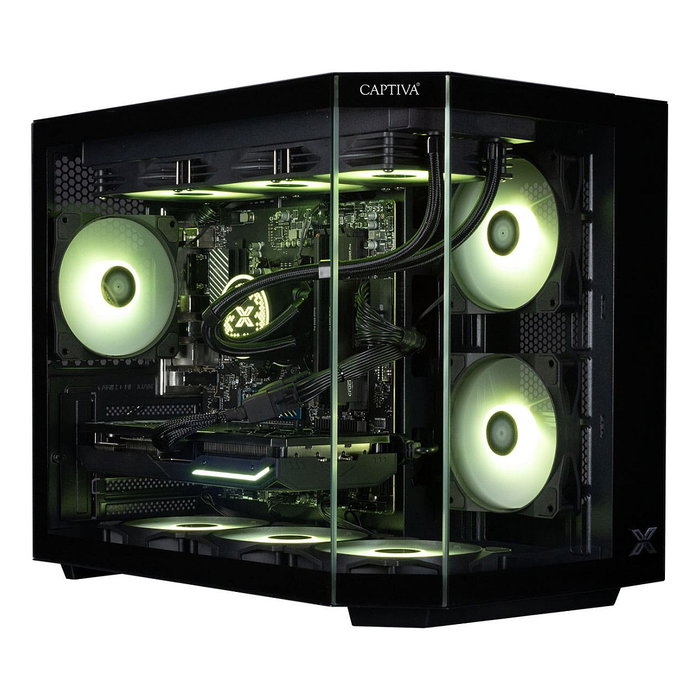 Captiva PC Gaming R90-031 AMD Ryzen 7 5700X 32GB RAM 1TB SSD NVIDIA GeForce RTX 5070 12GB GDDR7 Windows 11 Home - Ordenador Gaming de Alto Rendimiento