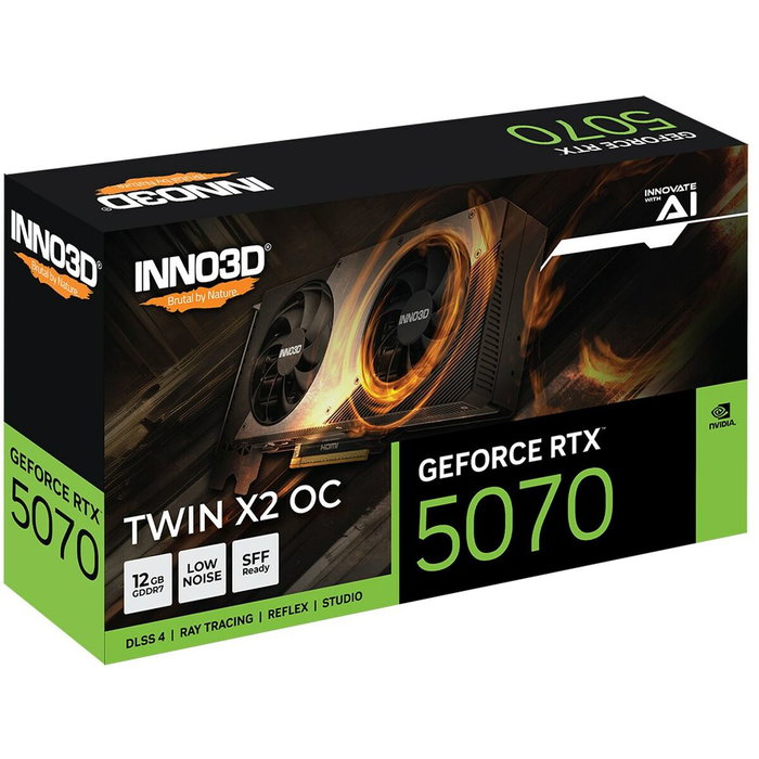 Inno3D GeForce RTX 5070 TWIN X2 OC 12GB GDDR7 Inno3D GeForce RTX 5070 TWIN X2 OC 12GB GDDR7