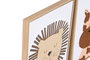 DKD Home Decor Cuadro Lienzo Poliéster 30x2,5x40 Animal Surtido de 4