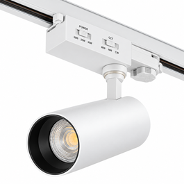 Lumiastra Foco de Carril LED Trifásico Regulable Blanco