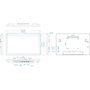 ALLNET High Performance Display 14 pulgadas Android 12 RK3588 NFC PoE HDMI In, negro