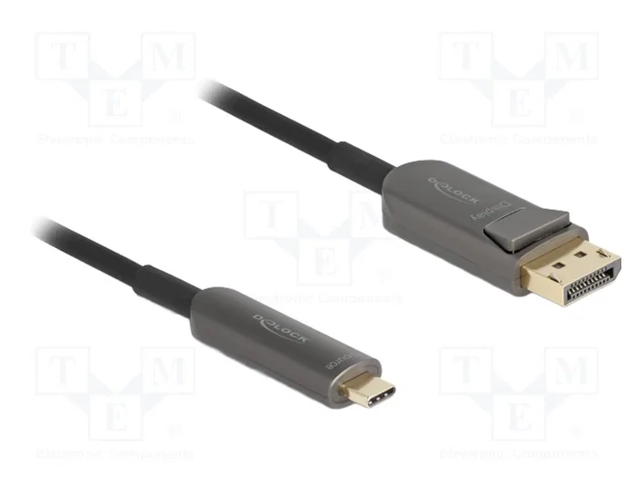 DeLOCK Cable Óptico Activo USB Type-C a DisplayPort 8K 10m