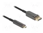DeLOCK Cable Óptico Activo USB Type-C a DisplayPort 8K 10m