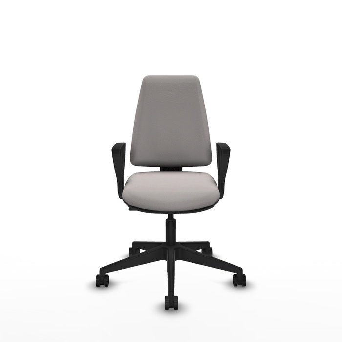 PIQUERAS Y CRESPO Silla de oficina Elche Blanca con Brazos Fijos PIQUERAS Y CRESPO Silla de oficina Elche Blanca con Brazos Fijos
