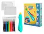 Imaginovo Aerografo Infantil Recargable USB con 30 Plantillas y 12 Rotuladores de Colores para Niños a partir de 6 Años
