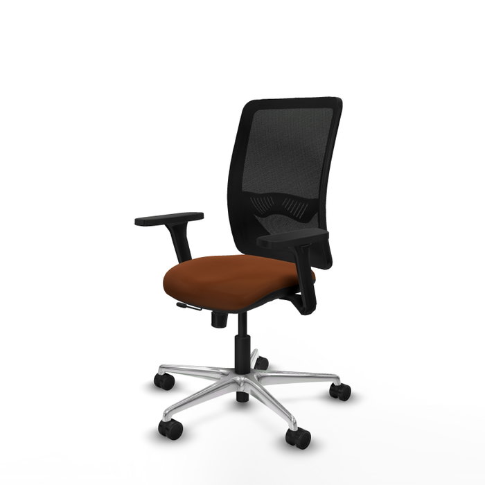 PIQUERAS Y CRESPO Silla de oficina Zulema con Mecanismo Sincro/Traslack, Marrón y Negro PIQUERAS Y CRESPO Silla de oficina Zulema con Mecanismo Sincro/Traslack, Marrón y Negro