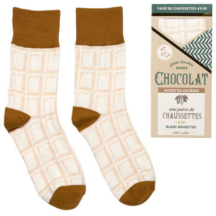 The Concept Factory Par Calcetines De Chocolate Blanco, Con Leche, Negro Tallas 36-40 / 41-45 The Concept Factory Par Calcetines De Chocolate Blanco, Con Leche, Negro Tallas 36-40 / 41-45
