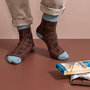 The Concept Factory Par Calcetines De Chocolate Blanco, Con Leche, Negro Tallas 36-40 / 41-45