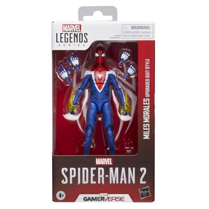 Hasbro Figura Marvel Legends Series Spider-Man Miles Morales Escala 15cm Coleccionable Videojuego Marvel