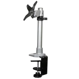 StarTech.com Soporte Monitor altura ajustable hasta 34 pulgadas 14 kg acero abrazadera VESA 100x100 mm negro plateado
