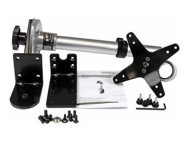 StarTech.com Soporte para Monitor Ajustable hasta 34 pulgadas, 14 kg, Negro/Plata