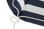 DKD Home Decor Cojín Silla Terraza Y Jardin Azul Marino Blanco 42 x 5 x 115 cm