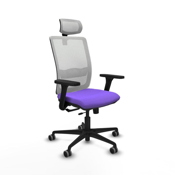 PIQUERAS Y CRESPO Silla de oficina Haches Lila y Blanco PIQUERAS Y CRESPO Silla de oficina Haches Lila y Blanco