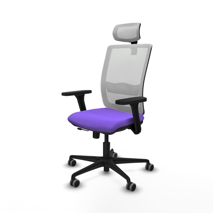 PIQUERAS Y CRESPO Silla de oficina Haches Lila y Blanco PIQUERAS Y CRESPO Silla de oficina Haches Lila y Blanco
