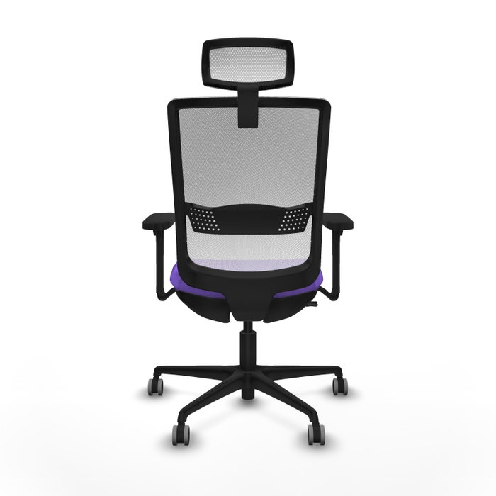 PIQUERAS Y CRESPO Silla de oficina Haches Lila y Blanco PIQUERAS Y CRESPO Silla de oficina Haches Lila y Blanco