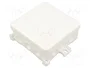SIMET FASTBOX Caja de conexiones empotrada blanca 100x100x40mm