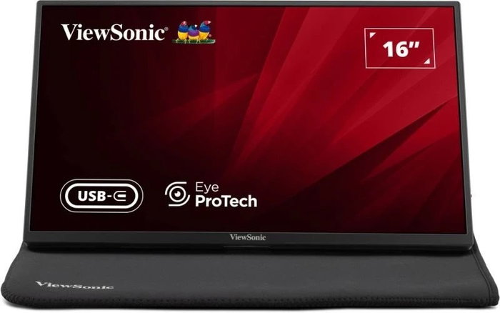 ViewSonic VA 1650 Monitor Portátil 16 Pulgadas Full HD IPS Negro