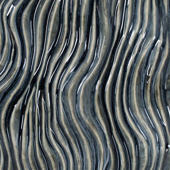 Jarrón Azul Cerámica Decoración 26 X 26 X 31,50 cm