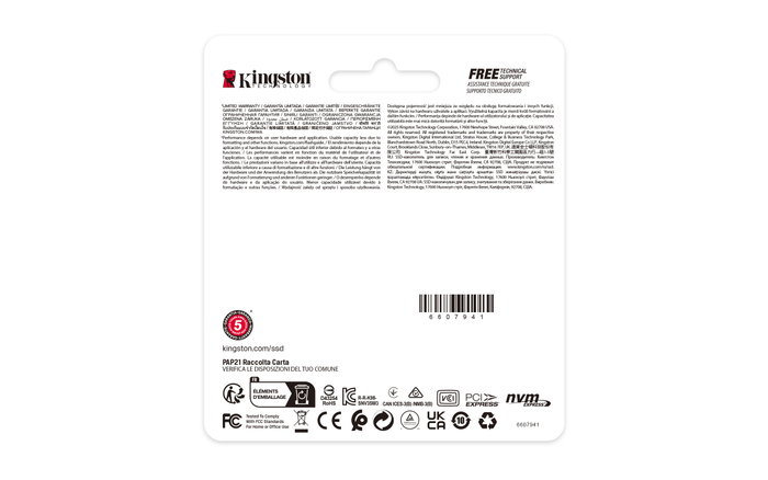Kingston NV3 M.2 2230 2TB SNV3SM3/2T0 SSD