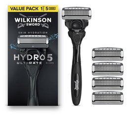 Wilkinson Hydro 5 Ultimate Máquina de Afeitar + 5 Recambios, Hombre