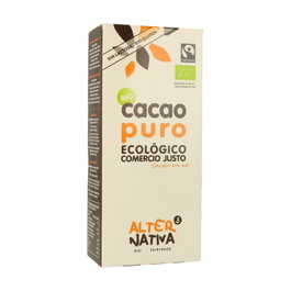 Alternativa3 Cacao Puro Bio Sin Gluten Sin Lactosa Comercio Justo 150g
