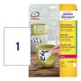 AVERY Zweckform Etiquetas de película resistentes al agua 210,0 x 297,0 mm