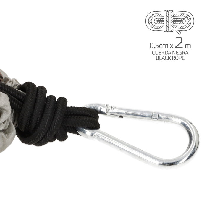 Aktive Hamaca colgante camping ultraligera con accesorios de montaje