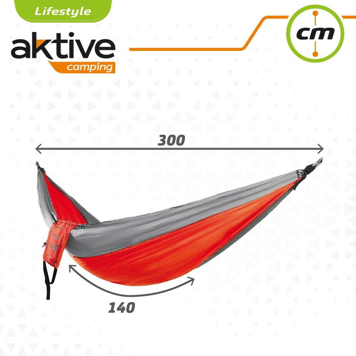Aktive Hamaca colgante camping ultraligera con accesorios de montaje