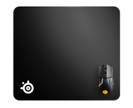 SteelSeries QcK Edge Large Alfombrilla de Ratón para Juegos Negra Bordes Rematados Tela 450x400mm