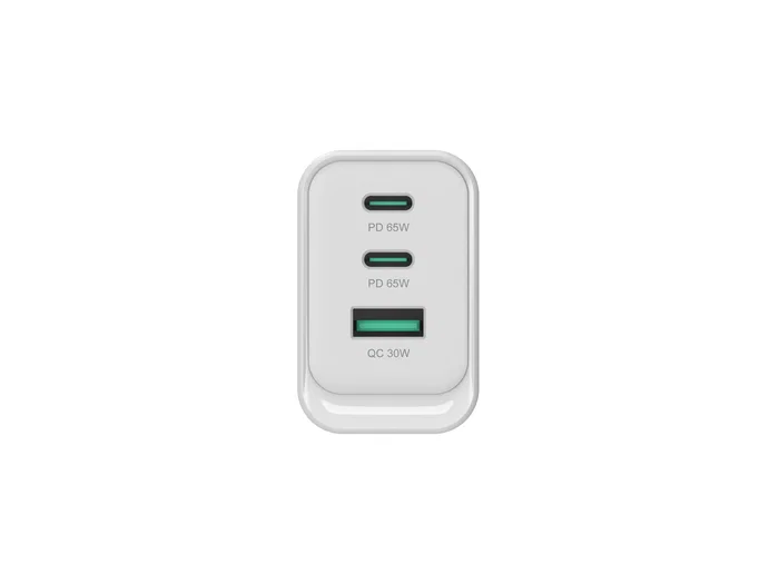 Conceptronic ALTHEA21W65 Cargador de pared 65W 2x USB-C 1x USB-A Blanco Conceptronic ALTHEA21W65 Cargador de pared 65W 2x USB-C 1x USB-A Blanco