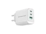 Conceptronic ALTHEA21W65 Cargador de pared 65W 2x USB-C 1x USB-A Blanco