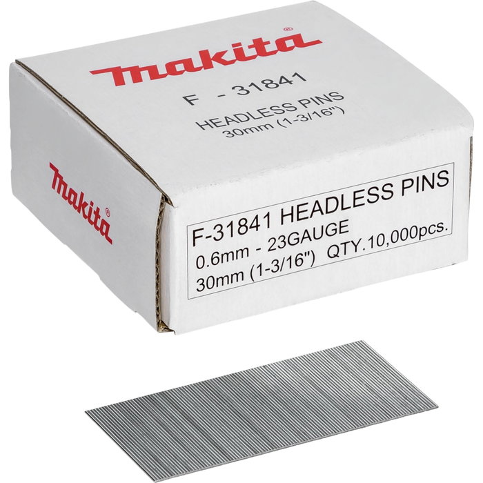 Makita F-31841 Clavos sin cabeza 0,6 x 30 mm (10000 unidades)